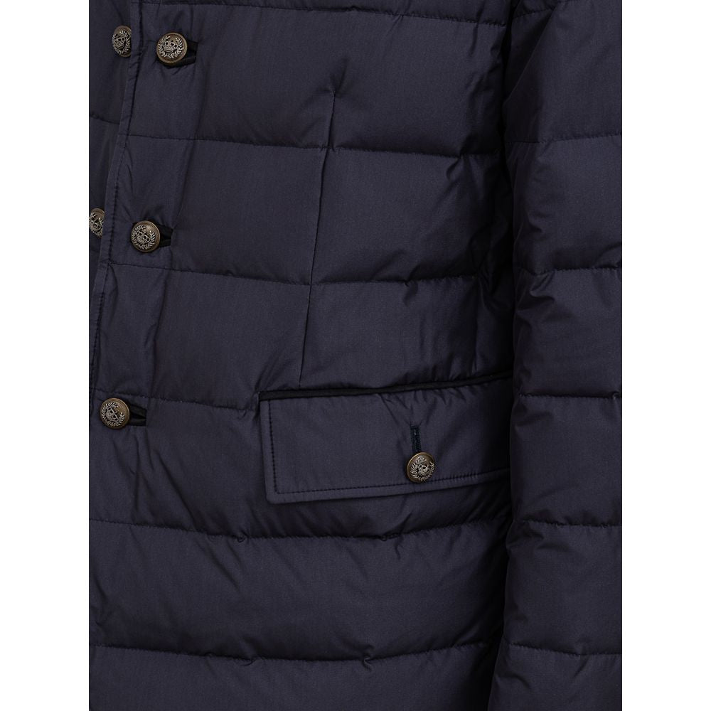 Dolce & Gabbana Blaue Polyester-Jacke