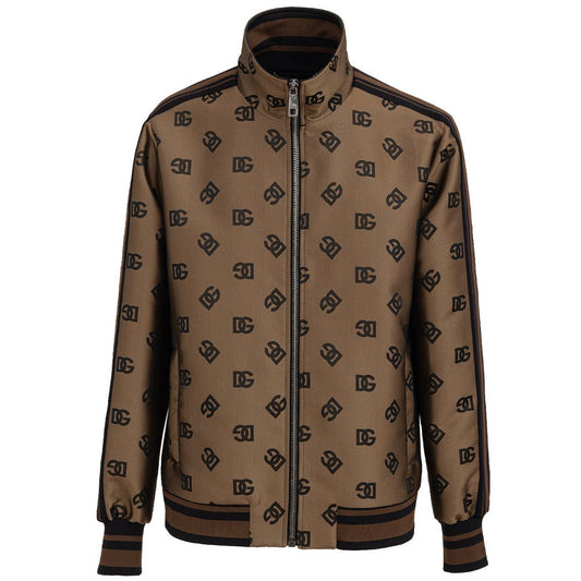 Dolce & Gabbana Bronze Polyester Jacke