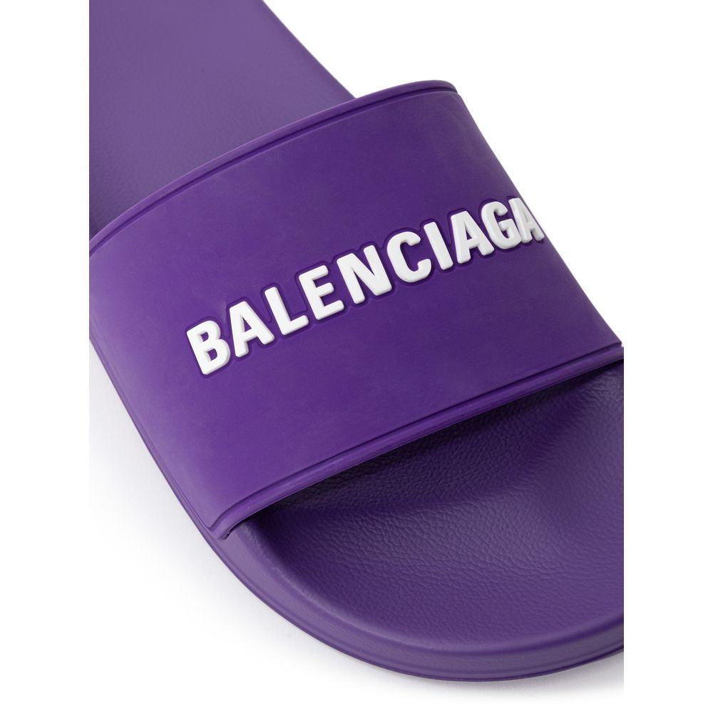 Balenciaga Lila Baumwolle Sandale