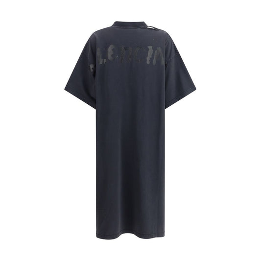 Balenciaga Long T-Shirt Dress