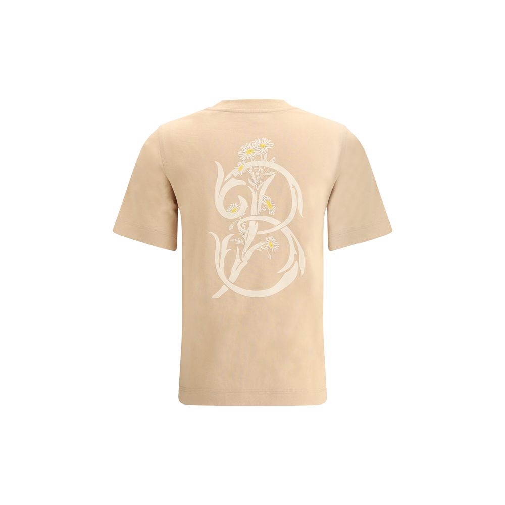 Burberry T-Shirt mit geblümtem Logo