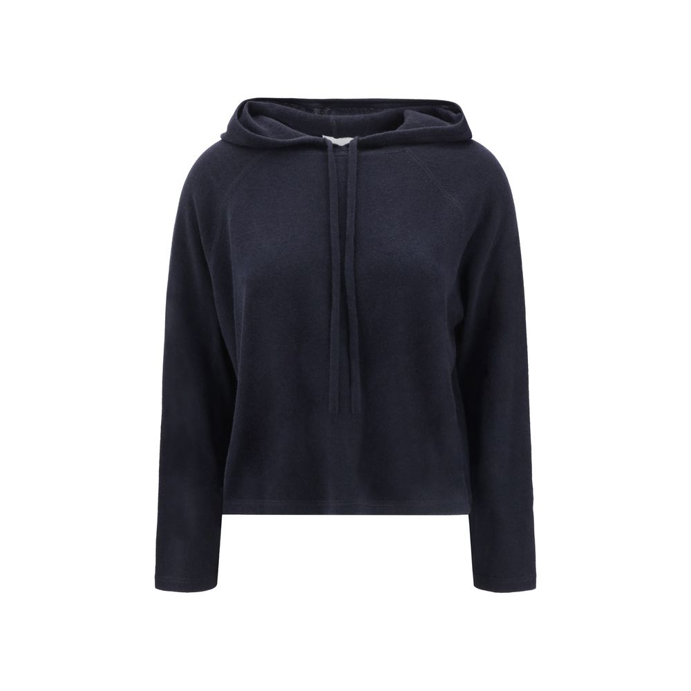 Allude Sweatshirt mit Kaschmir-Kapuze