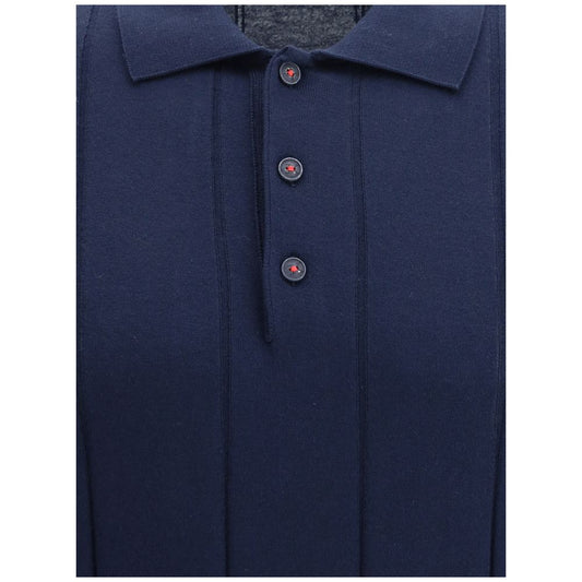 Kiton Geripptes Poloshirt