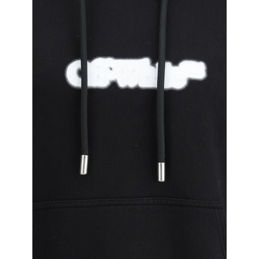 Off-White Hoodie mit Sprühdruck