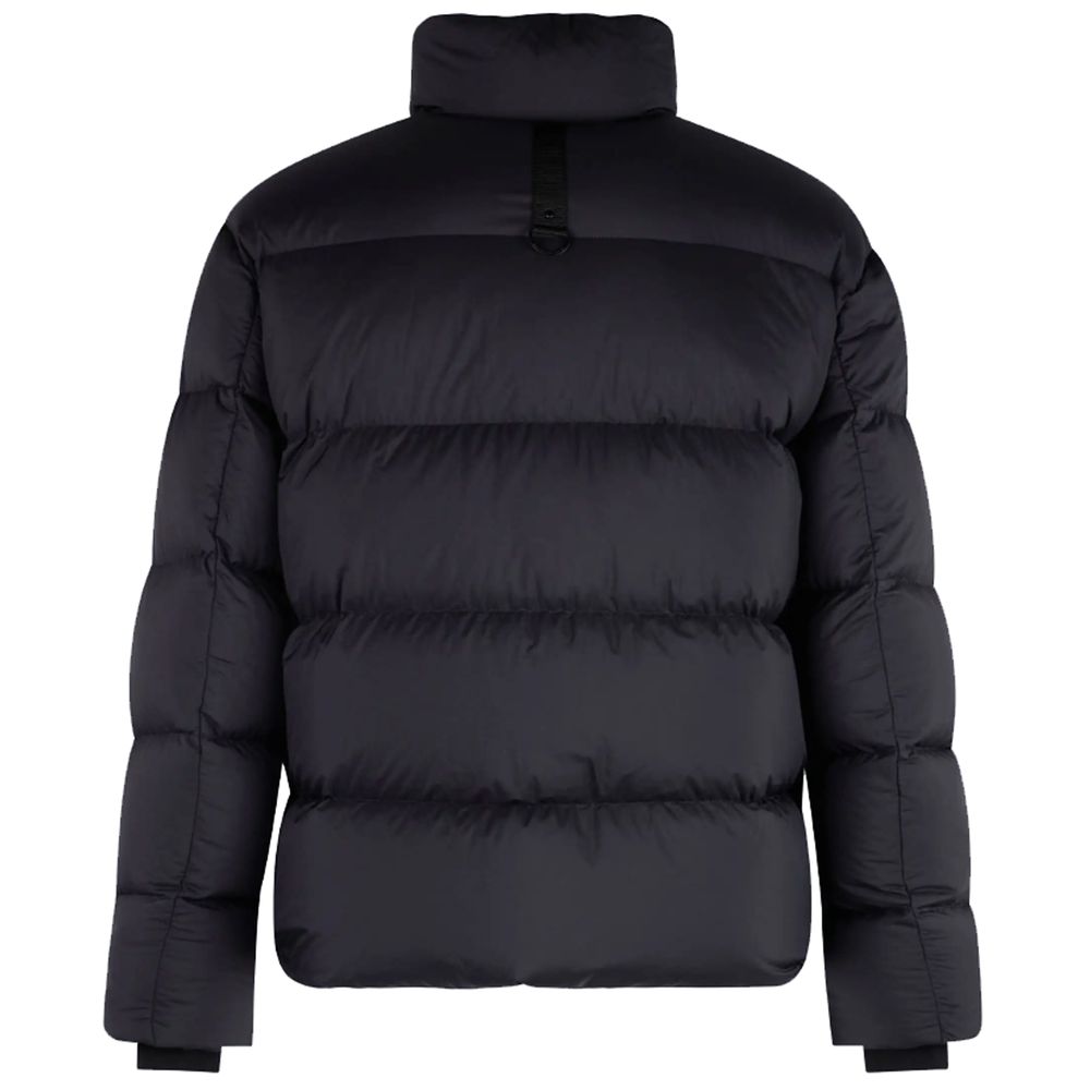 Moose Knuckles Schwarze Nylonjacke