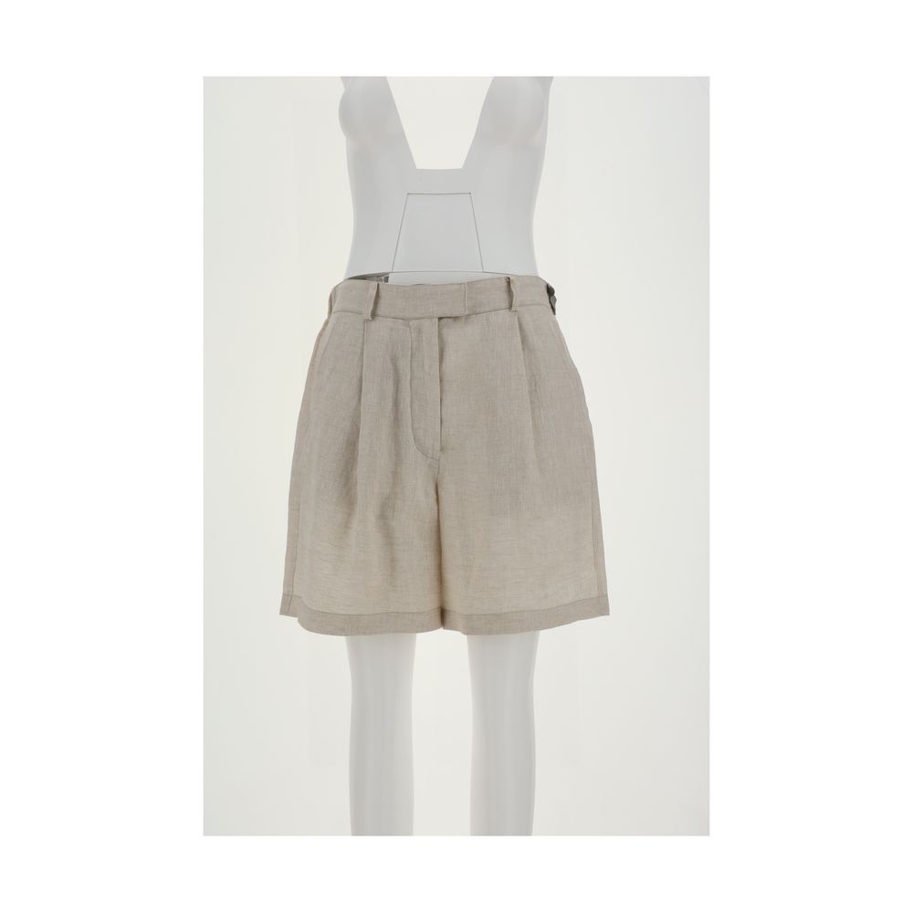 Brunello Cucinelli Leinen-Shorts