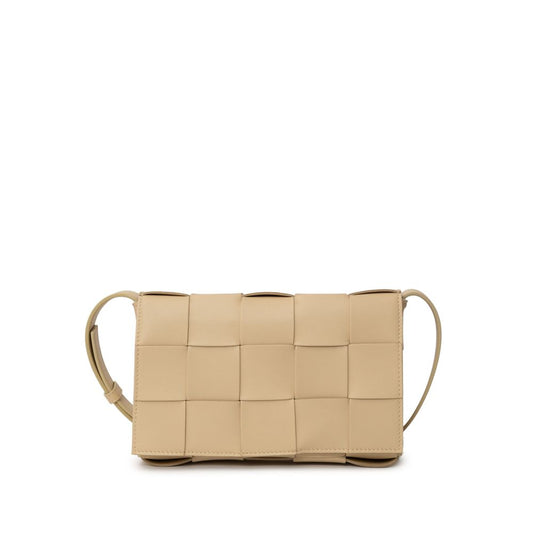 Bottega Veneta beige leather handbag