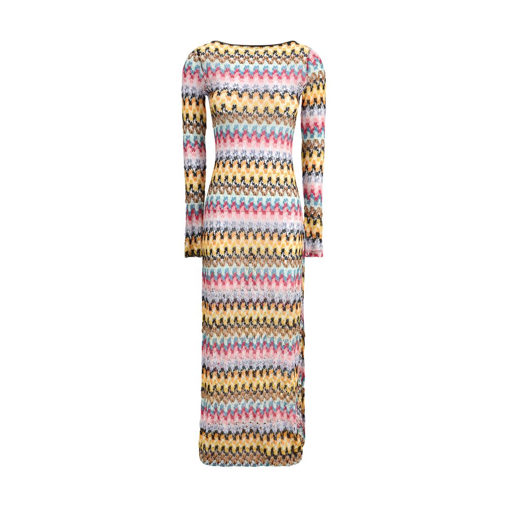 Missoni Langes Kleid mit Zickzackmuster