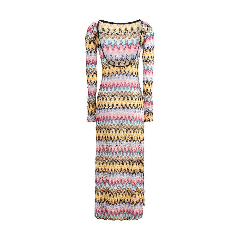 Missoni Langes Kleid mit Zickzackmuster