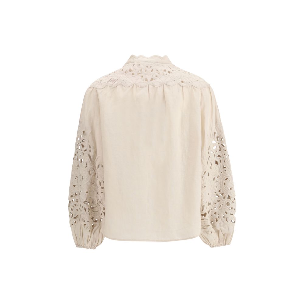 Zimmermann Wylie Bluse mit Stickerei