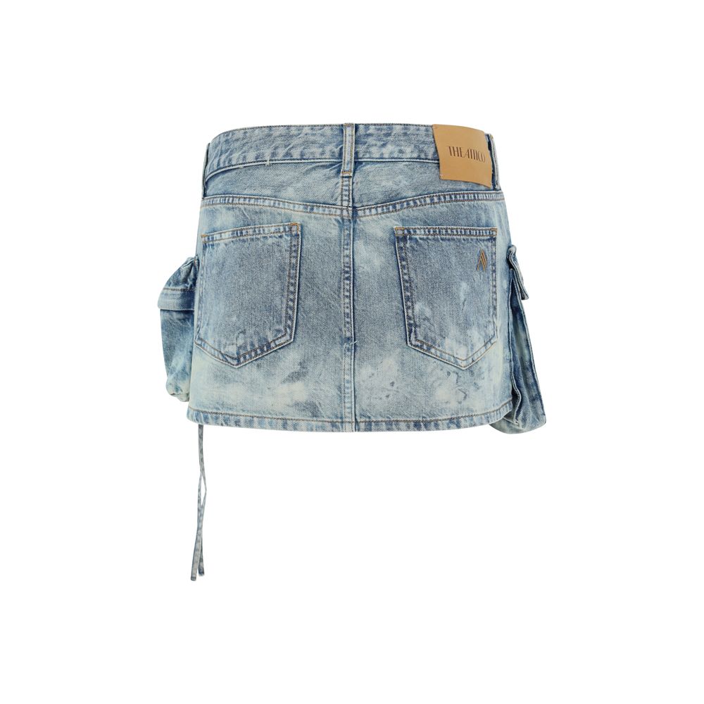 The Attico Denim-Minirock