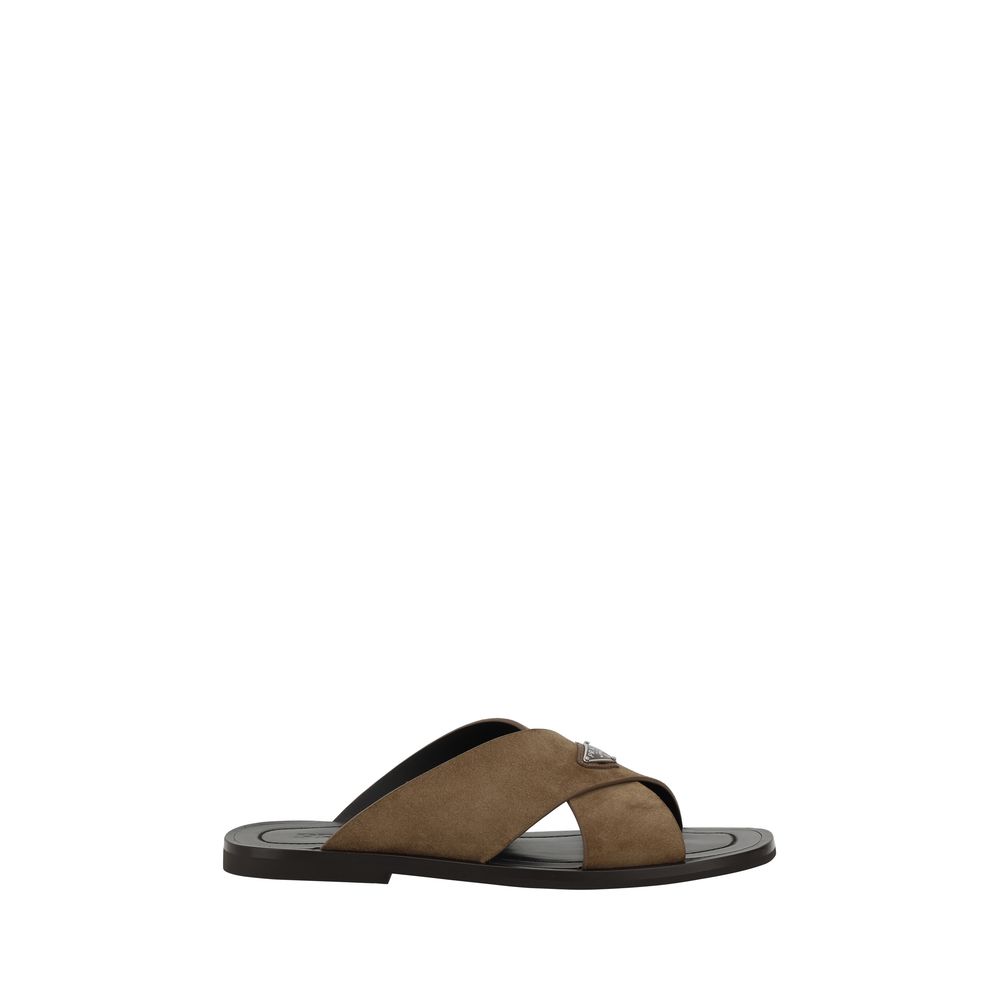 Prada criss-cross sandals