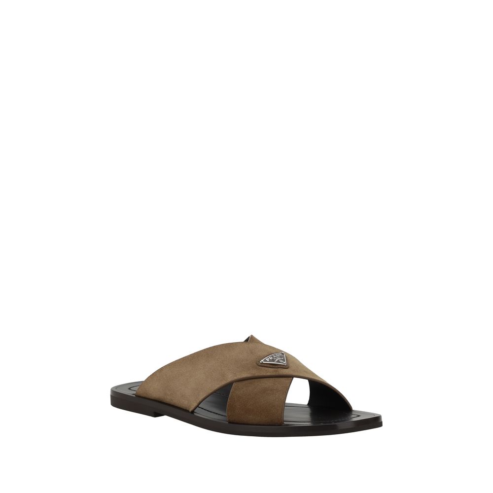 Prada criss-cross sandals