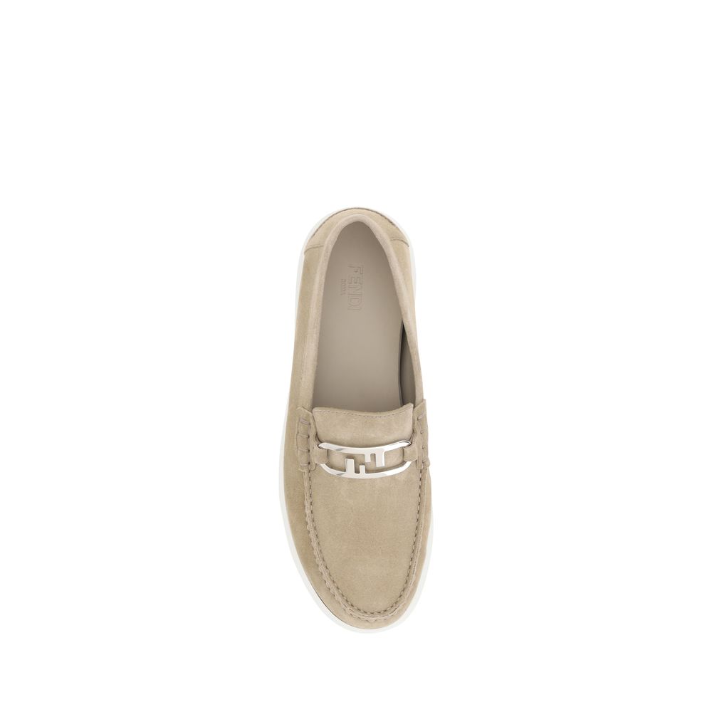 Fendi Loafers aus Wildleder