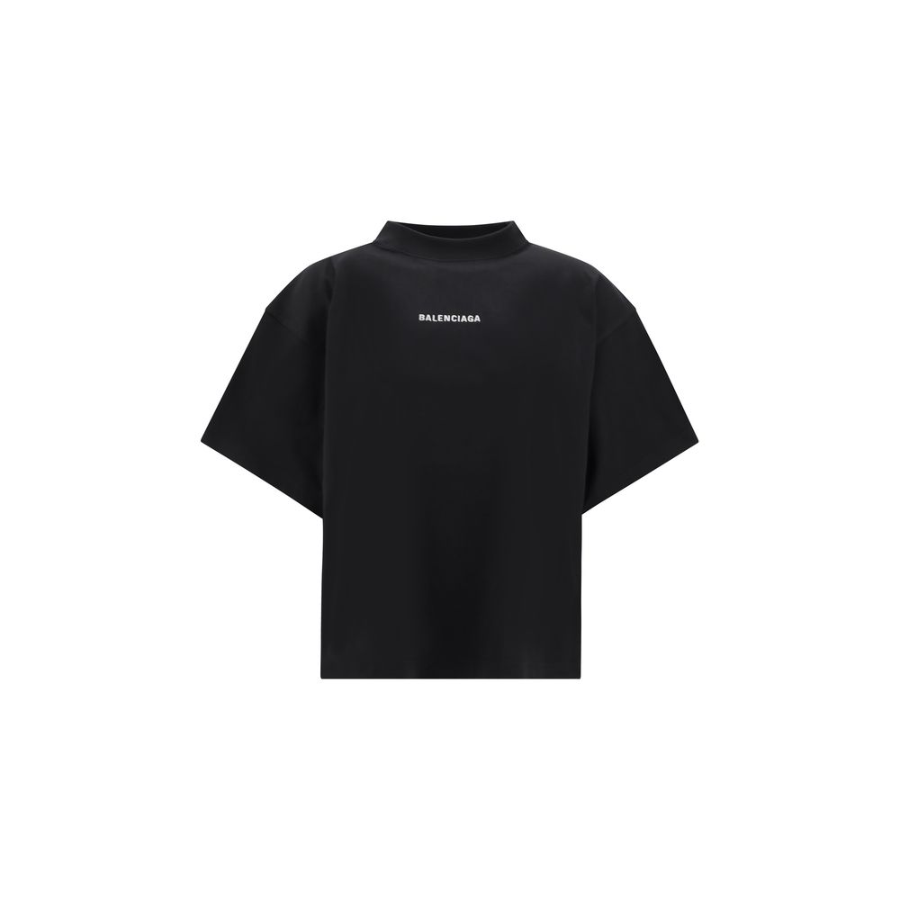 Balenciaga White Logo T-paita