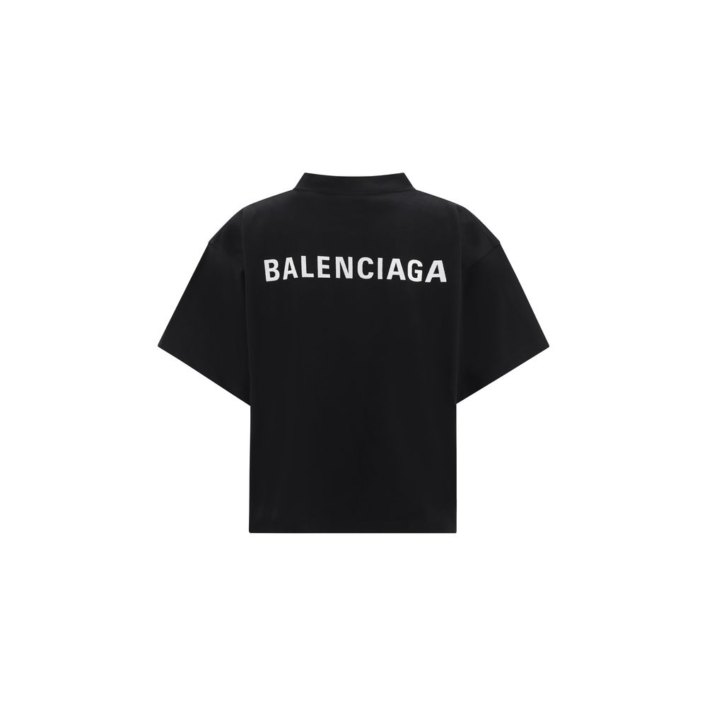 Balenciaga White Logo T-paita