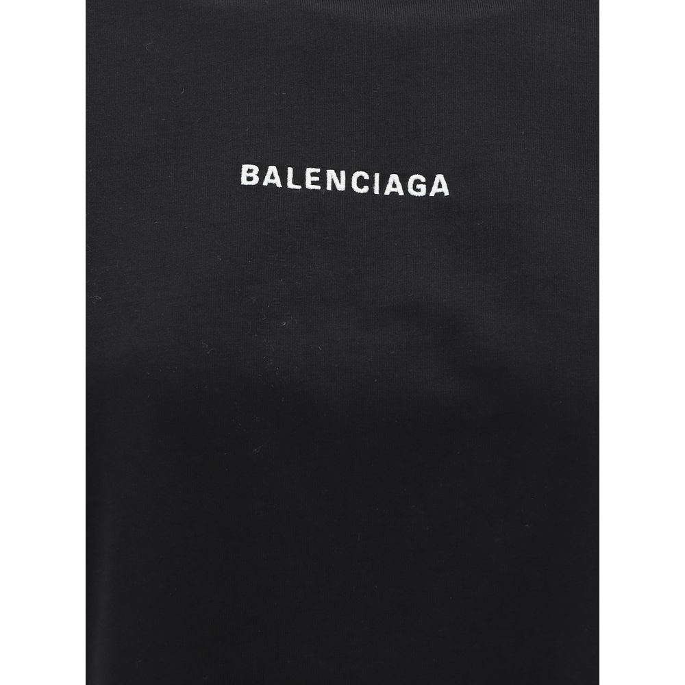 Balenciaga White Logo T-paita