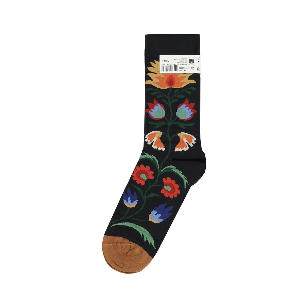 Bonne Maison Socken mit Blumenstrauß