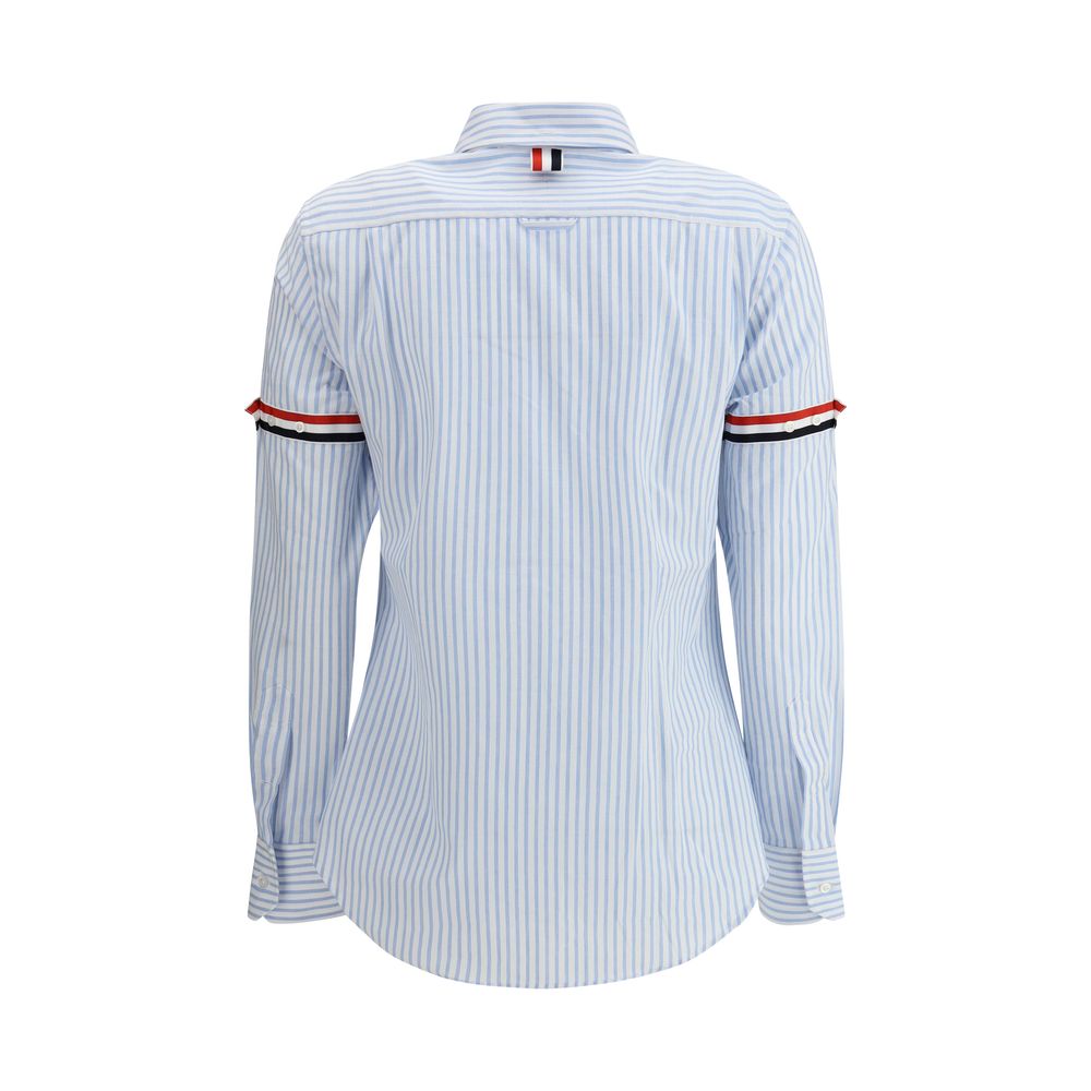 Thom Browne Striped Shirt with Colored Ribbons