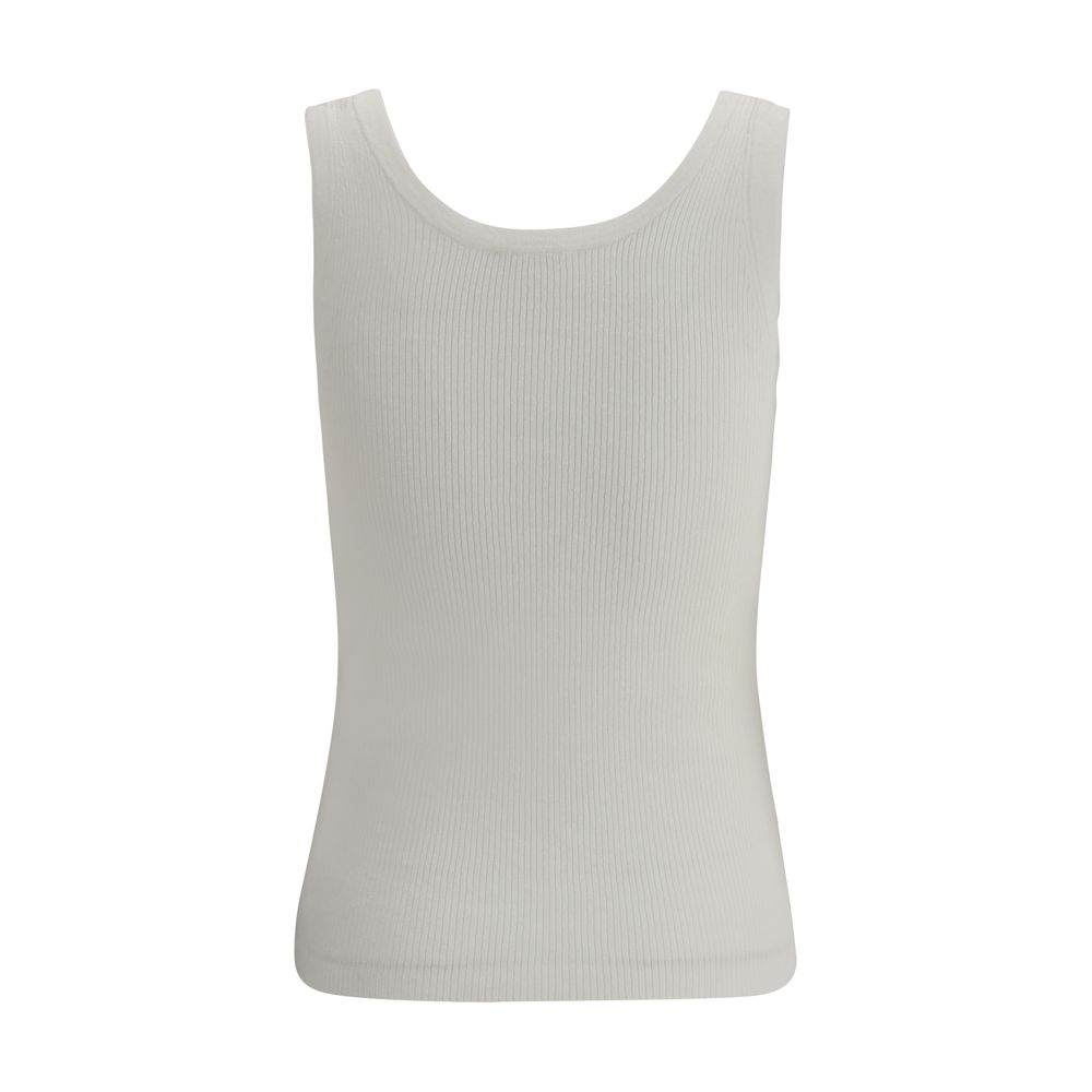 PAROSH Ribbed Tank Top