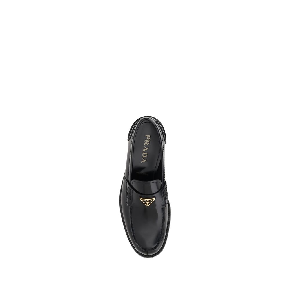 Prada Dreieckige Plakette Loafers