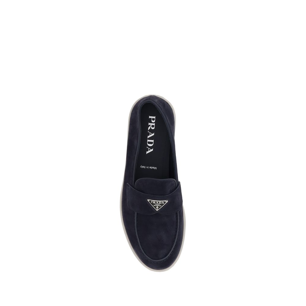 Prada suede loafers