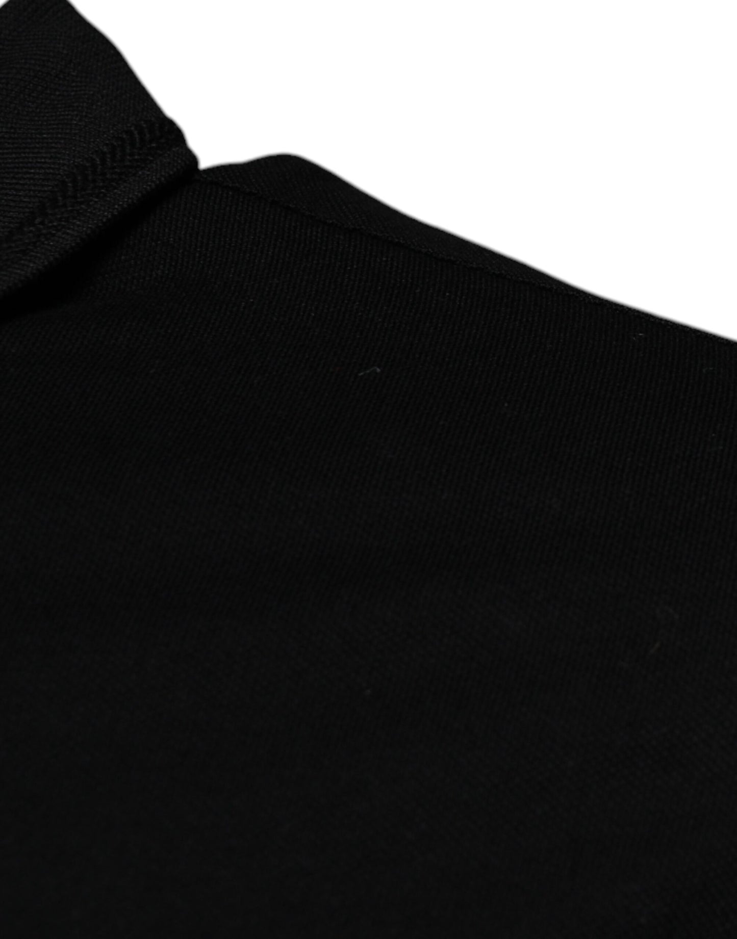 Dolce & Gabbana Schwarzes Polo-T-Shirt mit kurzen Ärmeln und Kragen