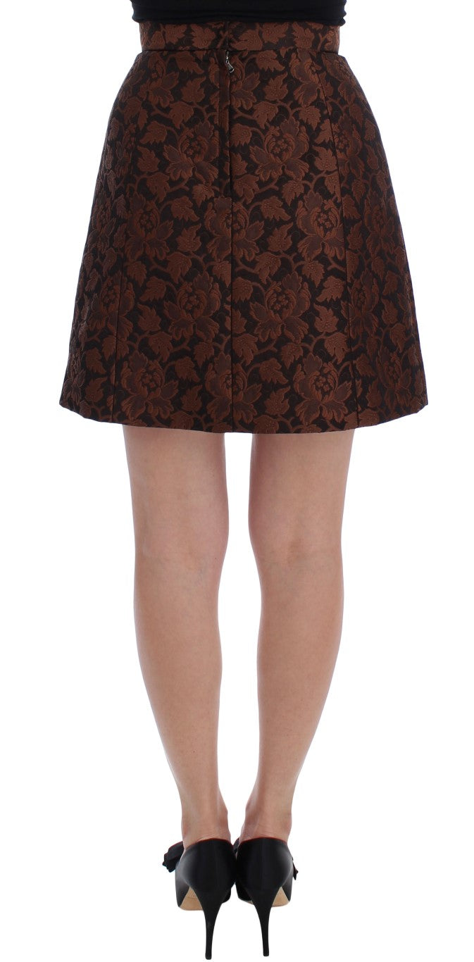 Dolce &amp; Gabbana Elegant bubble skirt made of brocade