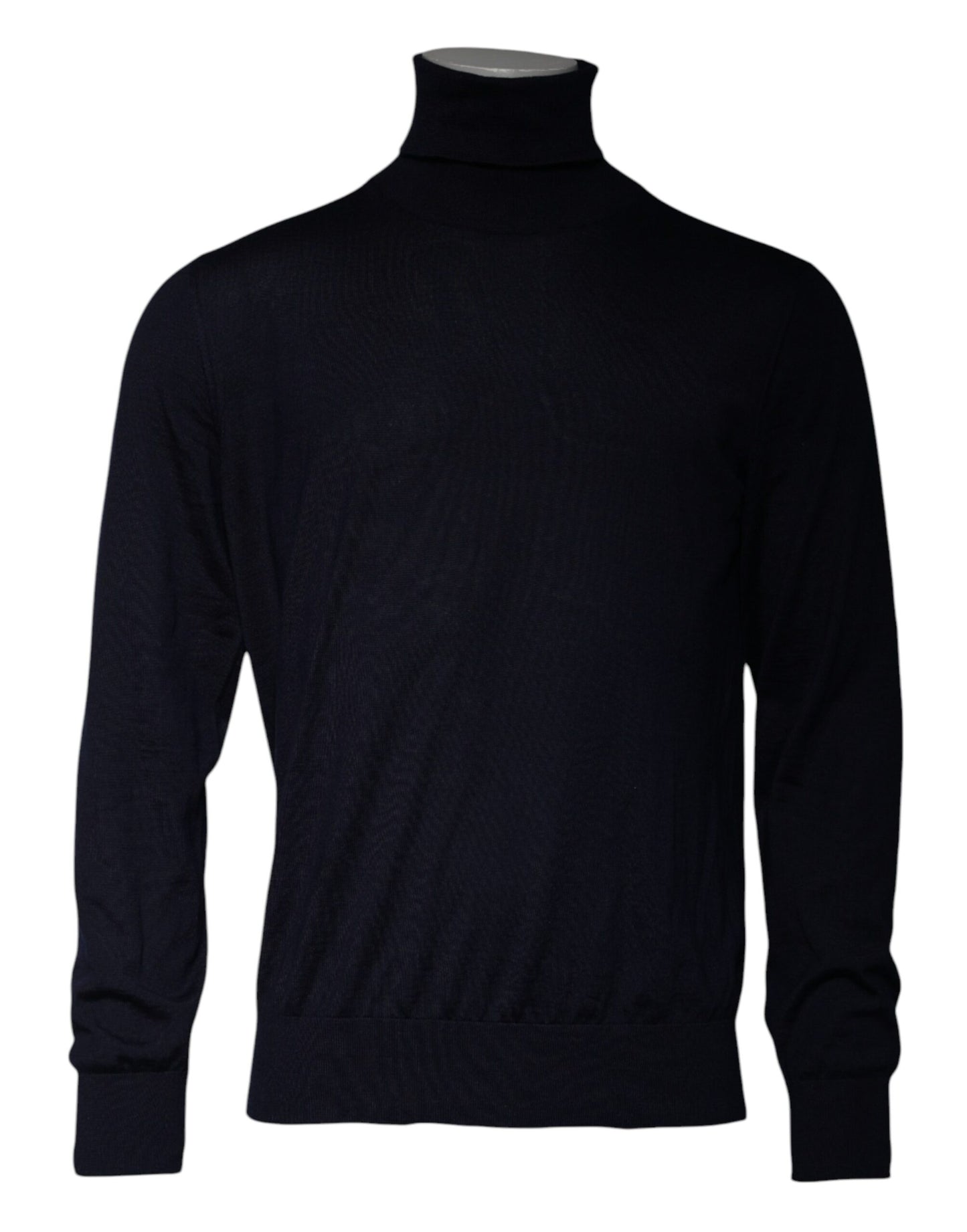 Dolce & Gabbana Blauer Kaschmir-Rollkragenpullover