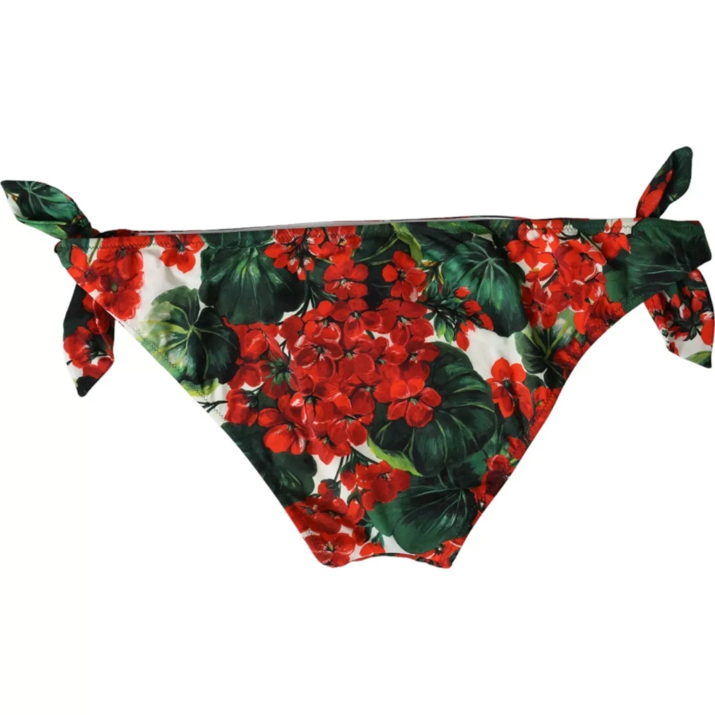 Dolce & Gabbana Multicolor Geranium Badehose Beachwear Bikini