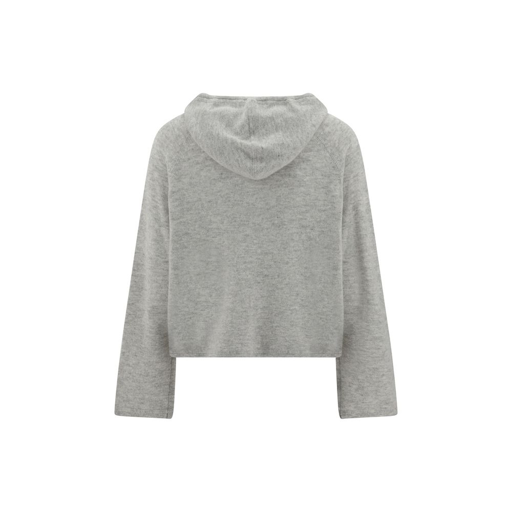 Allude Sweatshirt mit Kaschmir-Kapuze