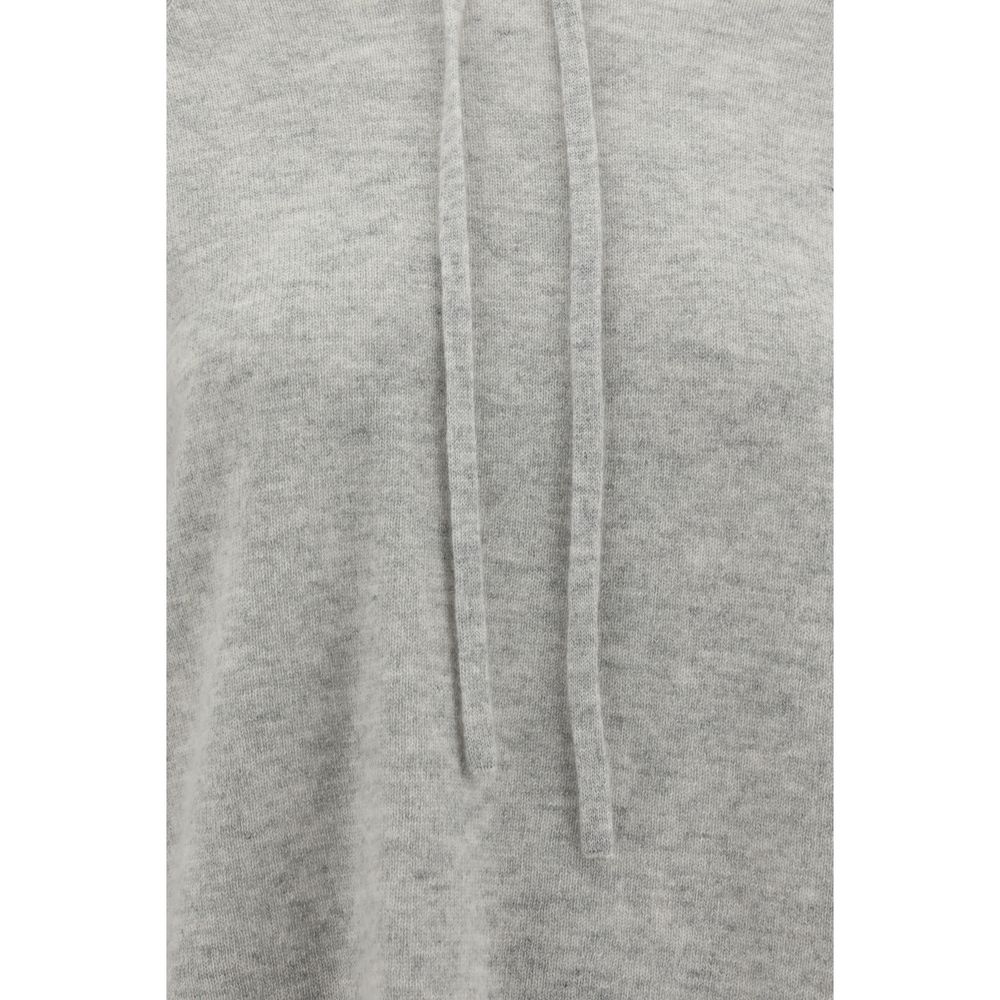 Allude Sweatshirt mit Kaschmir-Kapuze