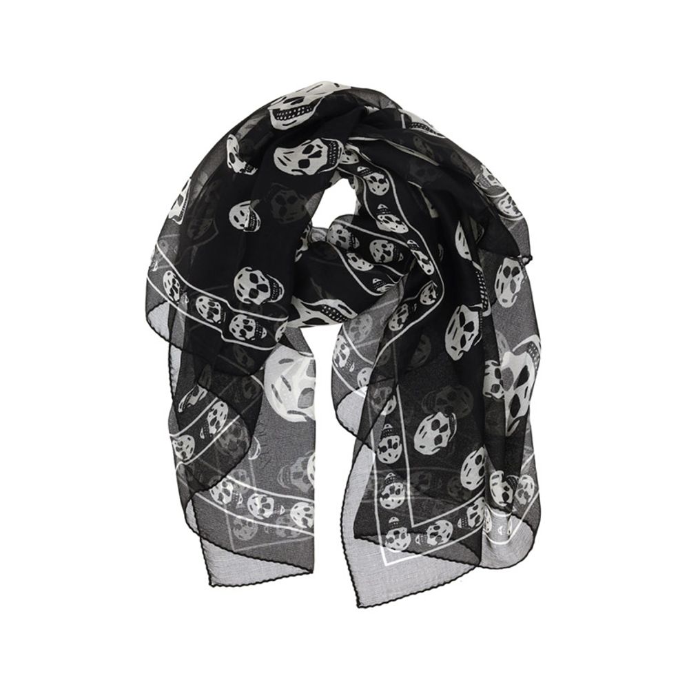 Alexander McQueen Totenkopf Foulard