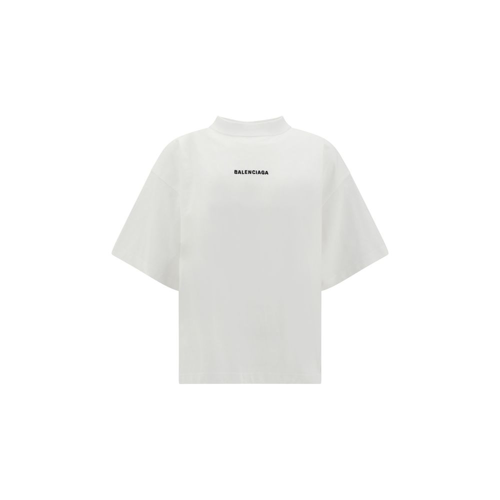 Balenciaga White Logo T-Shirt