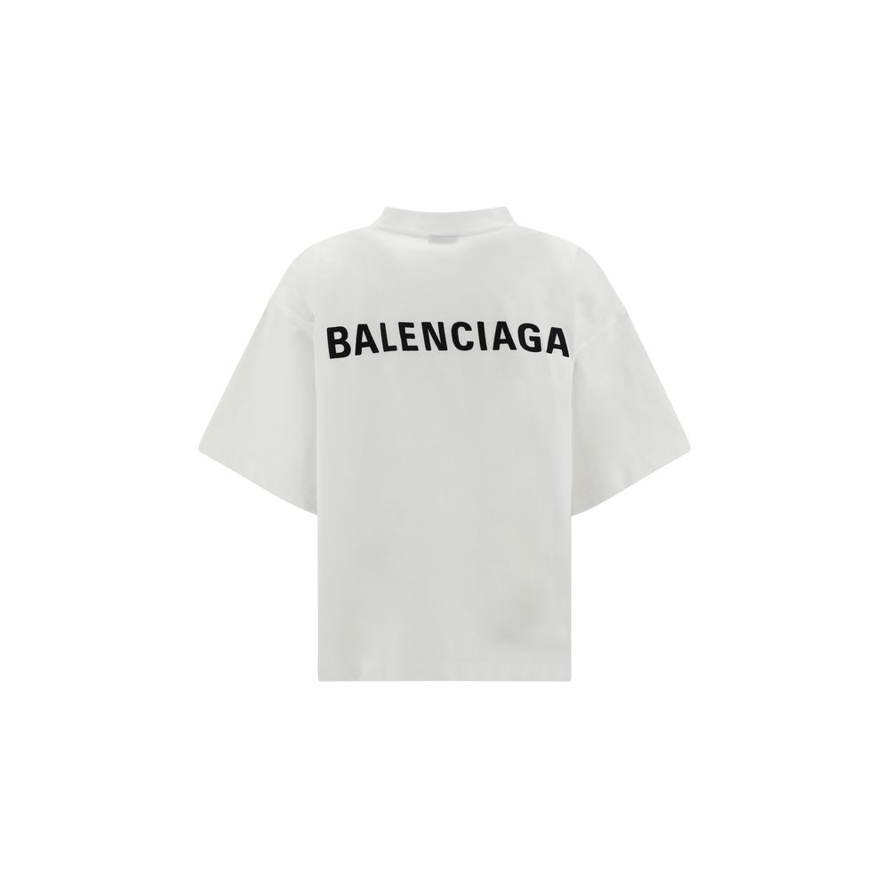 Balenciaga White Logo T-Shirt