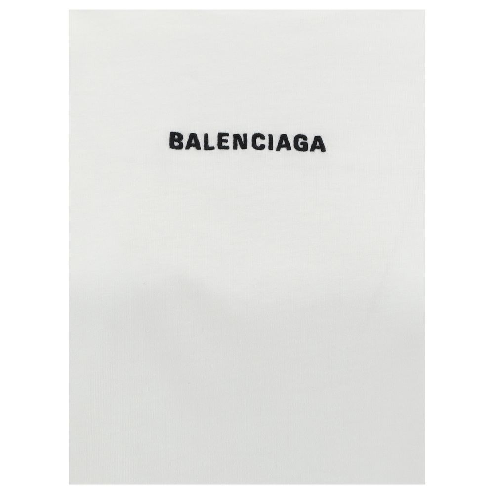 Balenciaga White Logo T-Shirt