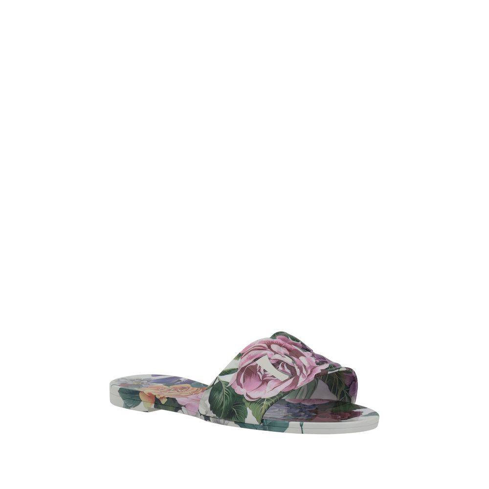 Dolce &amp; Gabbana sandals with flowers