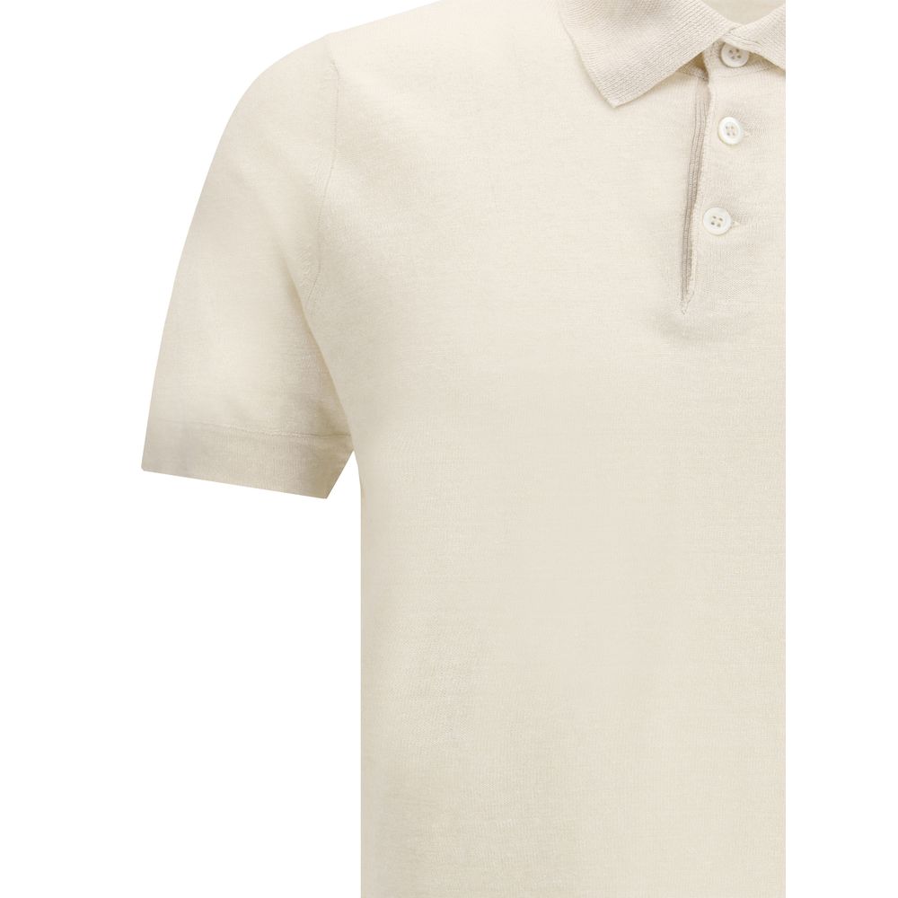 Brunello Cucinelli Polohemd aus Leinen