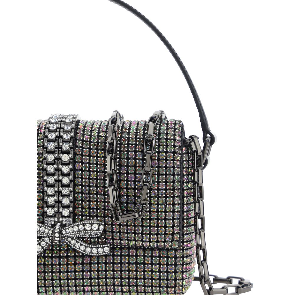 Self-Portrait Rhinestone Baguette Handbag