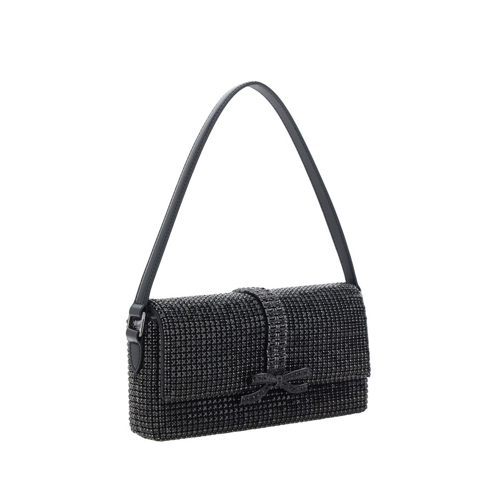 Self-Portrait Rhinestone Baguette Shoulder Bag