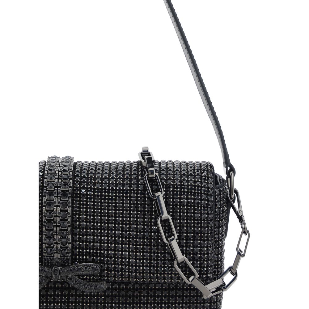 Self-Portrait Rhinestone Baguette Shoulder Bag