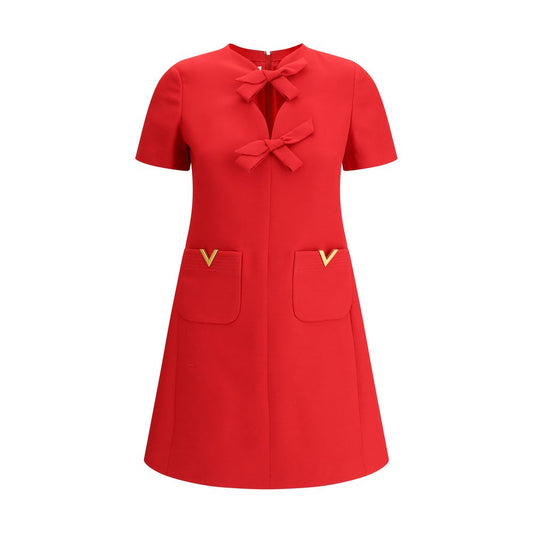 Valentino mini dress with neckline