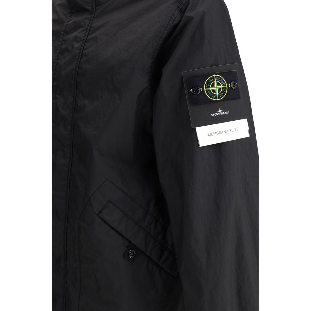 Stone Island Wasserdichte Jacke mit Kapuze