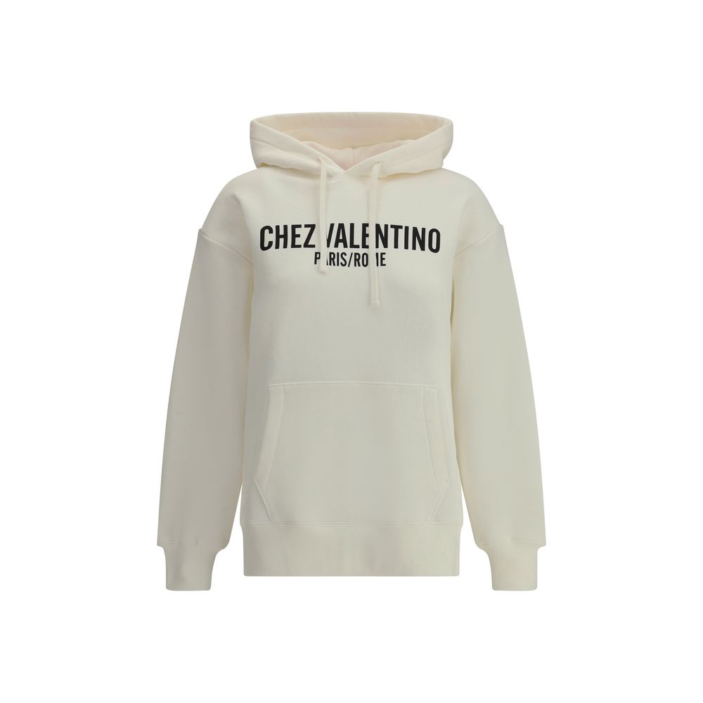 Valentino Logo-Kapuzenpullover aus Baumwolle