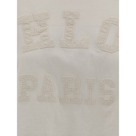 Chloé cotton T-shirt in short form