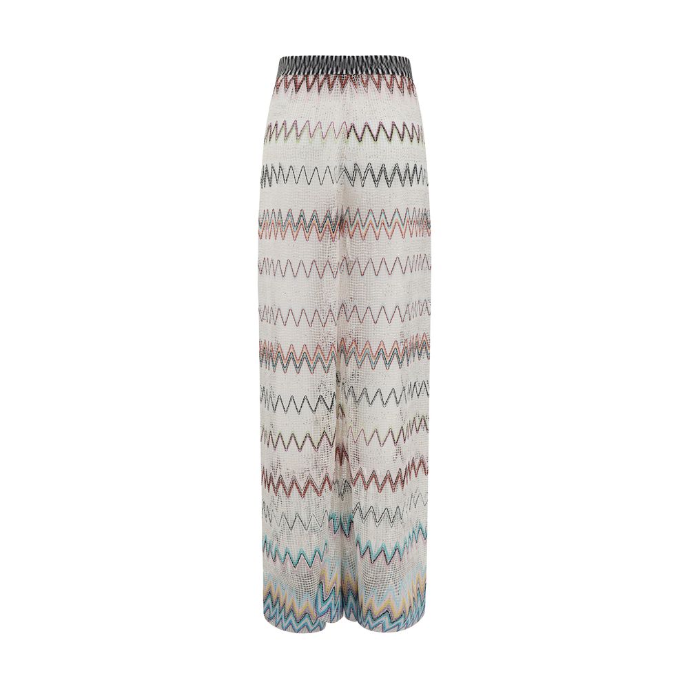 Missoni Zickzack gemusterte Mesh-Hose