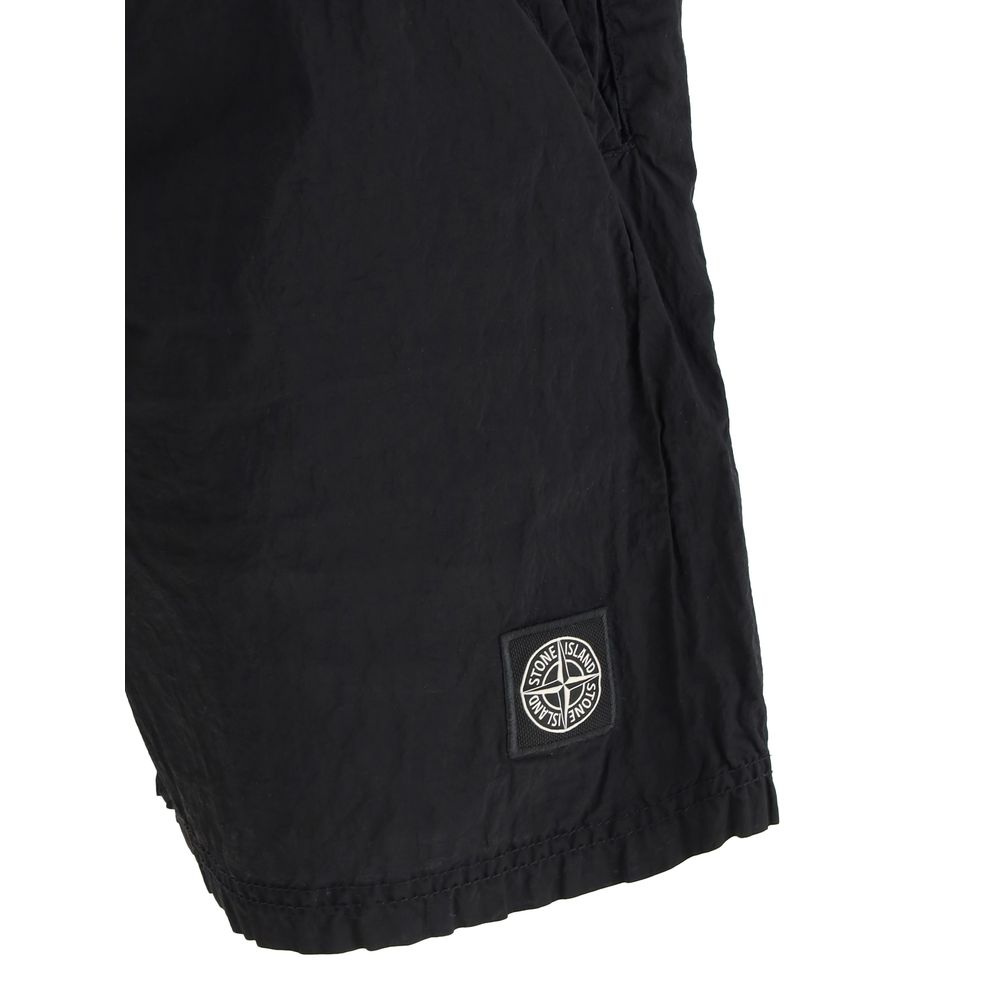 Stone Island Badeshorts mit Logo