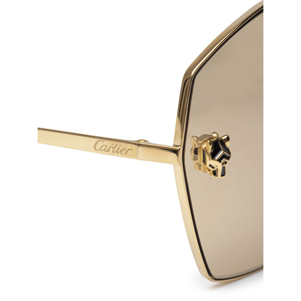 Cartier Gold Metal Sunglasses