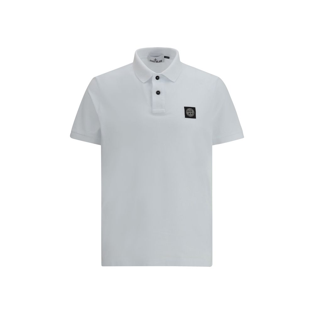 Stone Island logo polo shirt