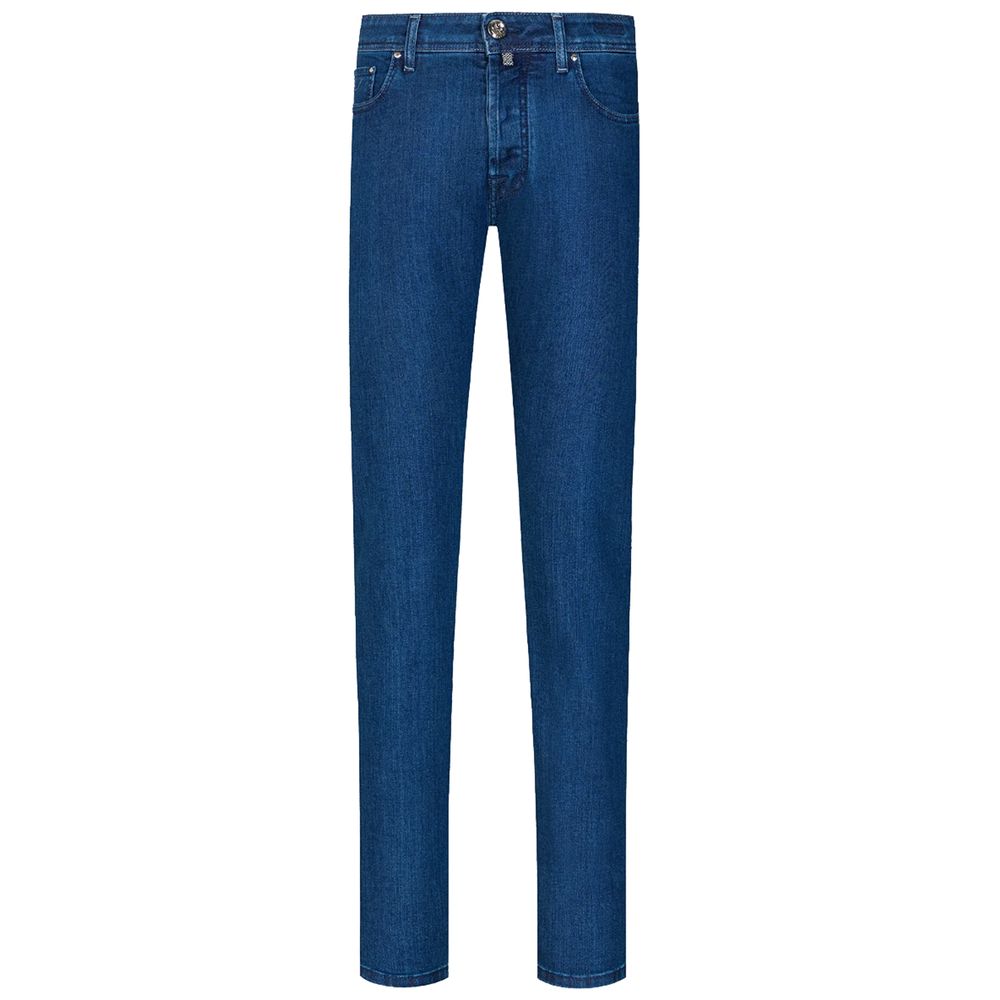 Jacob Cohen Blaue Baumwolle Herren Slim Jeans